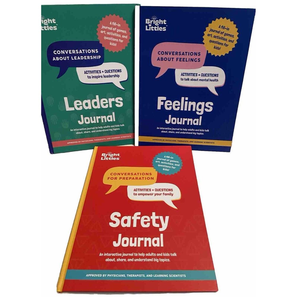 Bright Littles Safety Feelings Leaders Journals For Kids Hardcover Interactive
